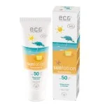 Eco Cosmetics Opaľovacie mlieko Neutral bez parfumácie SPF 50 BIO (125 ml) - s prírodnými minerálnymi filtrami