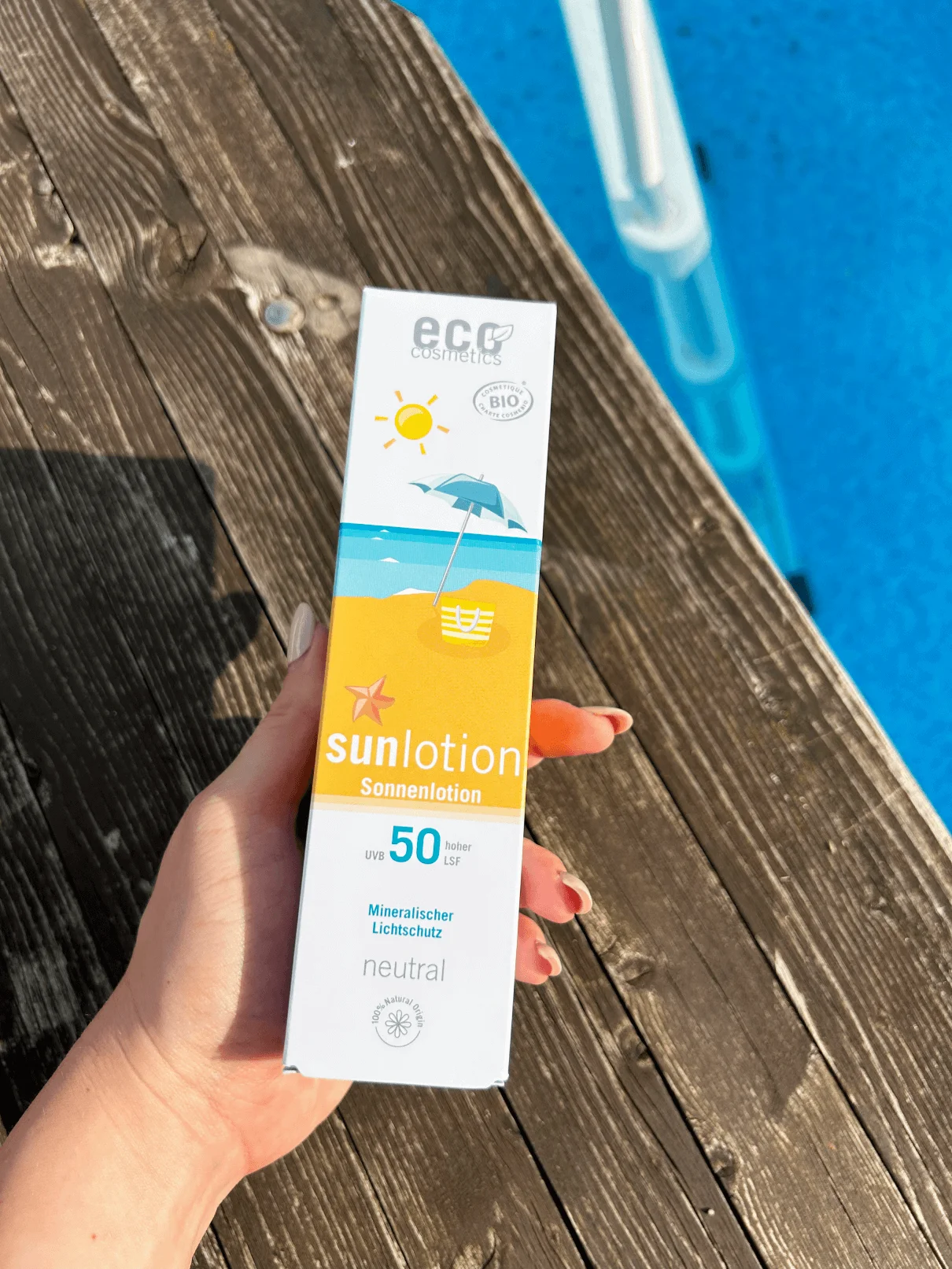 Eco Cosmetics Opaľovacie mlieko Neutral bez parfumácie SPF 50 BIO (125 ml) - s prírodnými minerálnymi filtrami