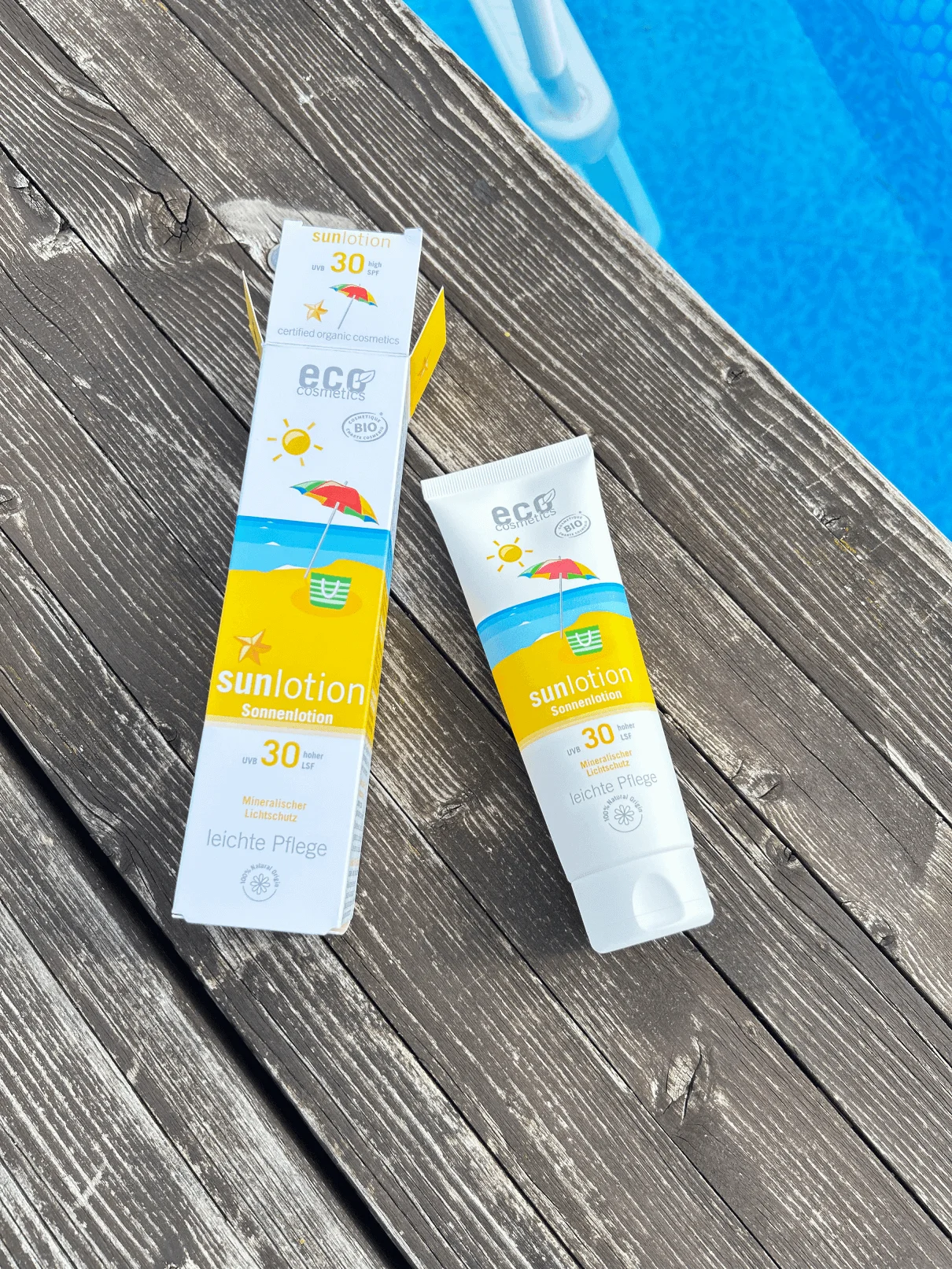 Eco Cosmetics Opaľovacie mlieko SPF 30 BIO (125 ml) - s oxidom zinočnatým