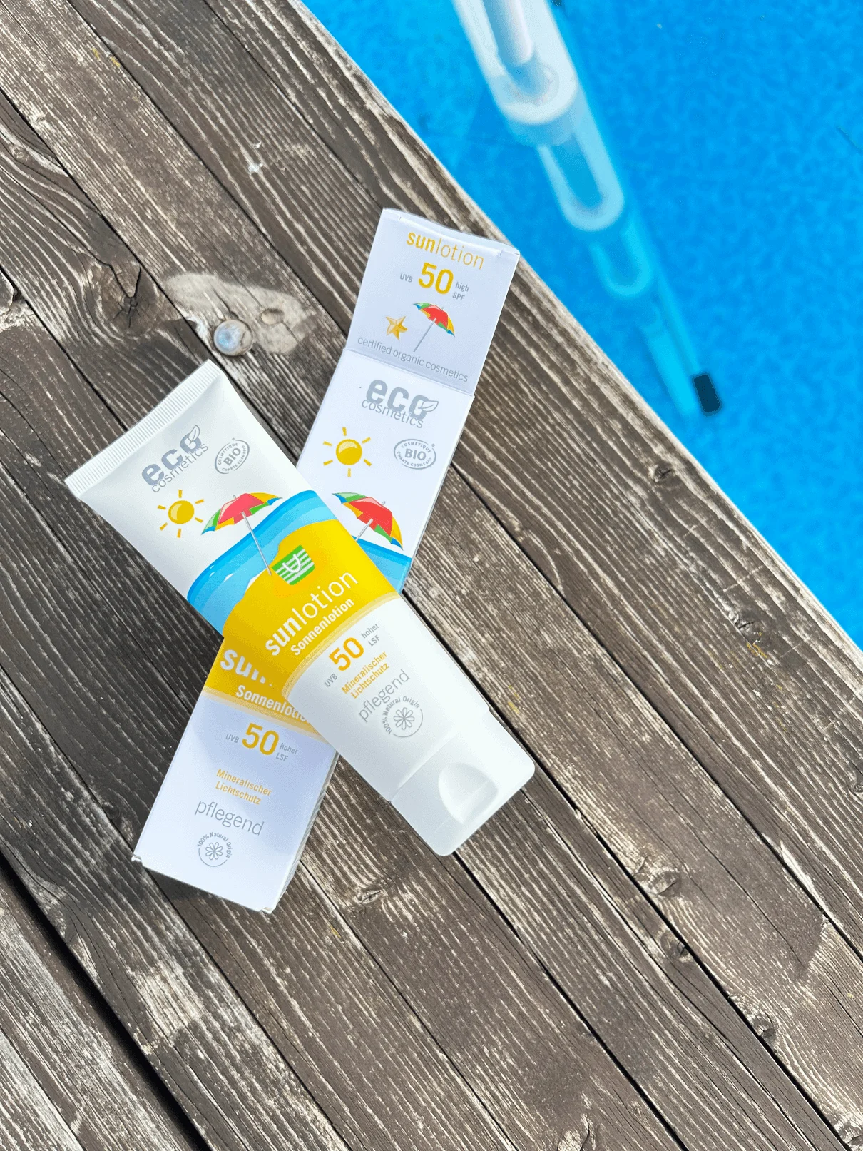 Eco Cosmetics Opaľovacie mlieko SPF 50 BIO (125 ml) - s prírodnými minerálnymi filtrami