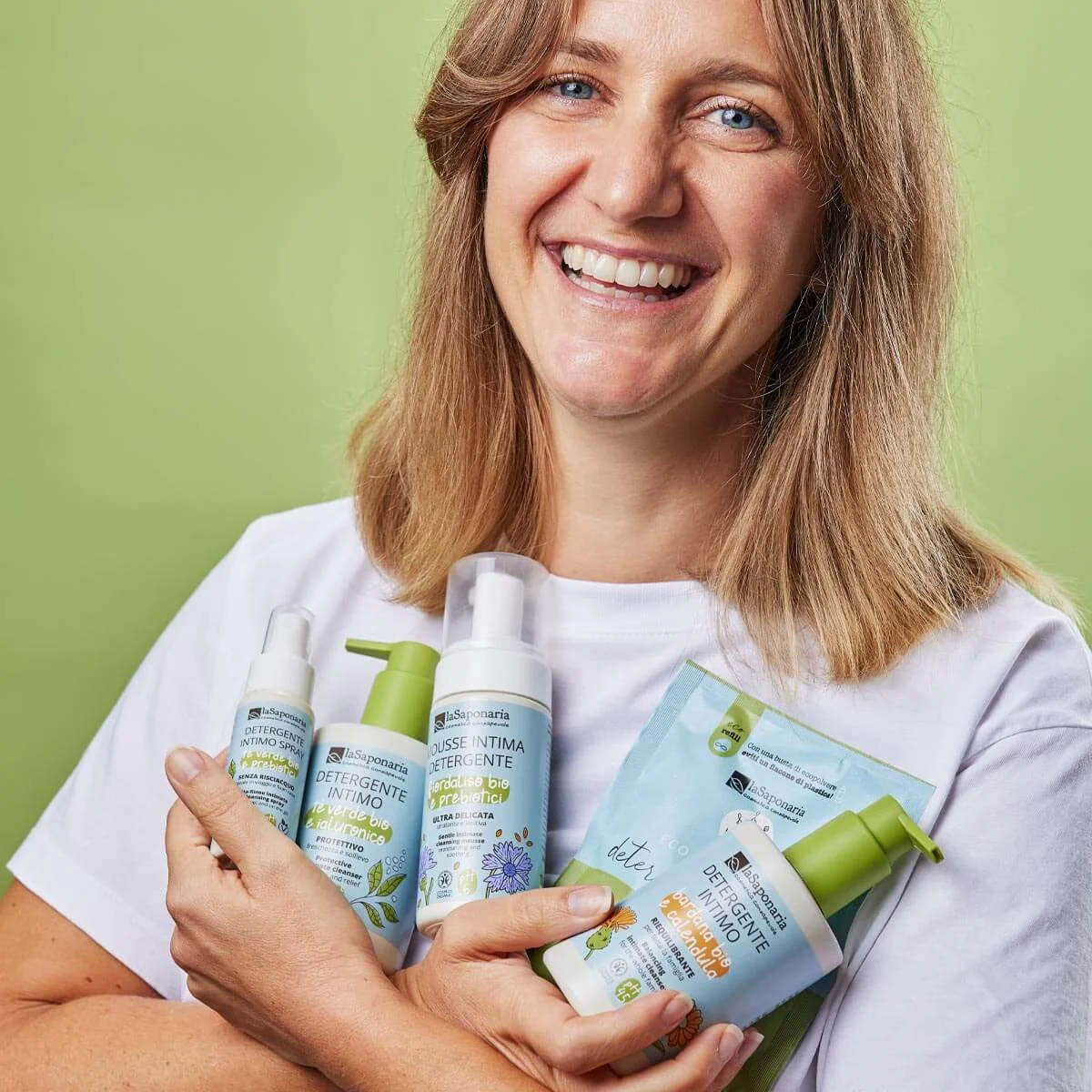 laSaponaria Intímny bezoplachový sprej so zeleným čajom BIO (50 ml) - rýchla intímna čistota kedykoľvek a kdekoľvek