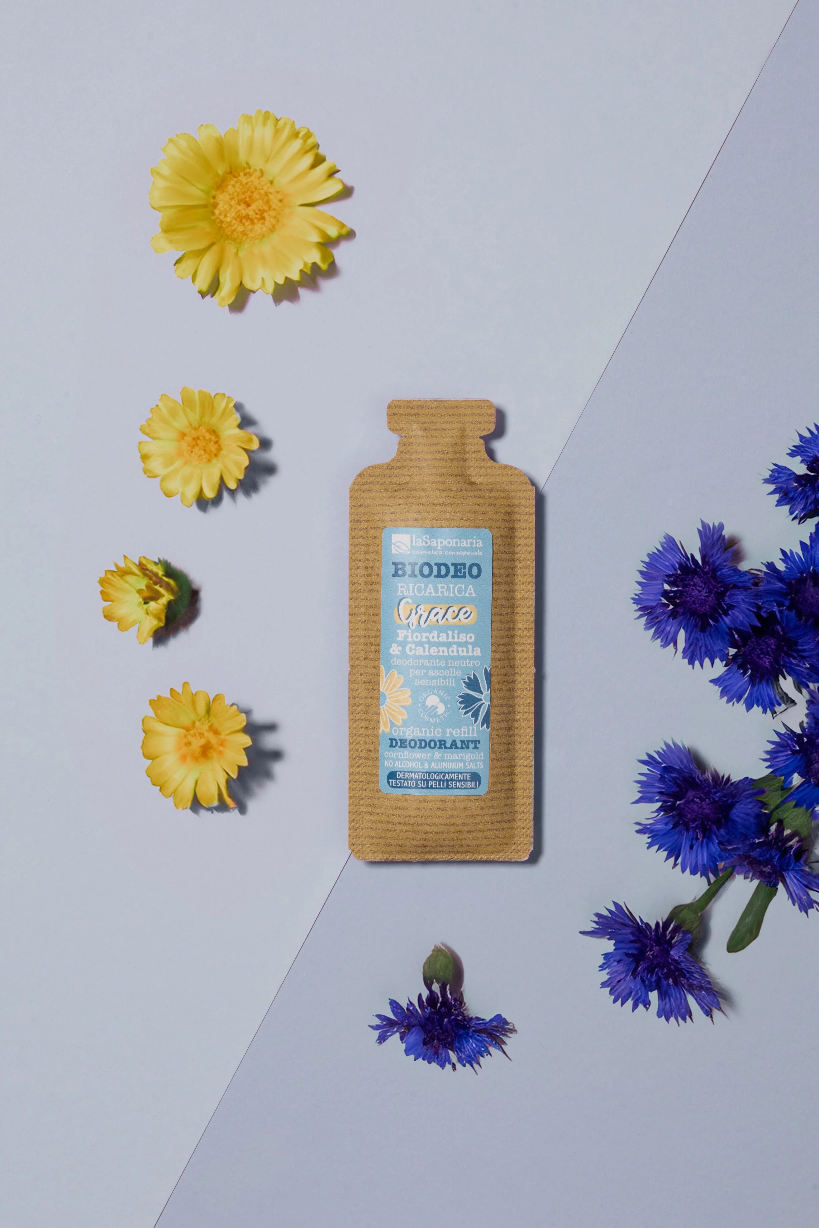 laSaponaria Náplň do roll-on dezodorantu Grace - bez vône BIO (40 ml) - pre citlivú pleť