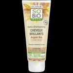SO’BiO étic Arganový kondicionér pre lesk - pre normálne až suché vlasy BIO (200 ml) - zanecháva vlasy lesklé a hebké
