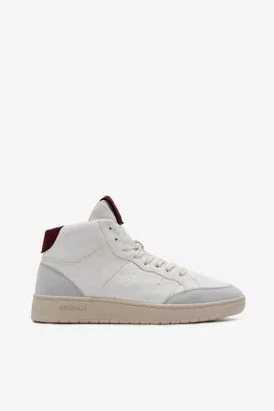 Ecoalf Aralmidalf sneakers woman off white/burgundy