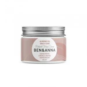 Ben & Anna Krém na ruky s mandľovým olejom (30 g) - každodenná starostlivosť