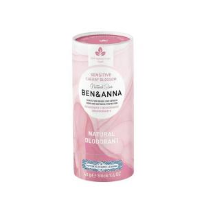 Tuhý dezodorant Sensitive (40 g) - Cherry Blossom - bez sódy bikarbóny