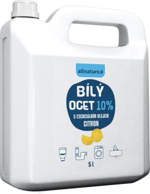 Allnature Biely ocot 10% s citrónovou vôňou 5000 ml