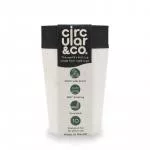 Circular Cup (227 ml) - krémová/čierna - z jednorazových papierových pohárov
