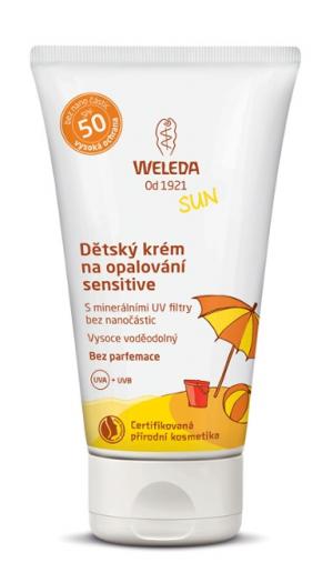 Detský opaľovací krém SPF 50 Sensitive