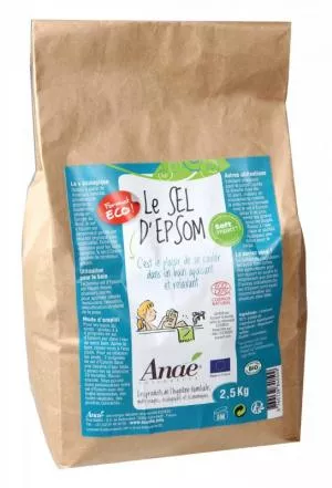 Ecodis Anaé by Epsomská soľ (2,5 kg vrece) - do kúpeľa, na peeling a do záhrady
