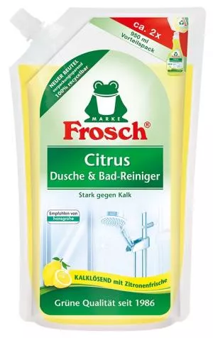 Frosch EKO Čistič kúpeľne a sprchy s citrónom - náplň (950 ml)