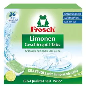 Frosch ECO tablety do umývačky riadu všetko v 1 Citron (26 tabliet)
