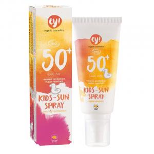 Opaľovací krém v spreji pre deti SPF 50 BIO (100 ml) - 100% prírodný, s minerálnymi pigmentmi