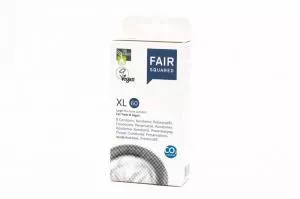 Fair Squared Kondóm XL 60 (8 ks) - vegánsky a fair trade