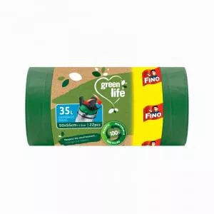 FINO Vrecia na odpadky Green Life Easy pack 25 μm - 35 l (22 ks)