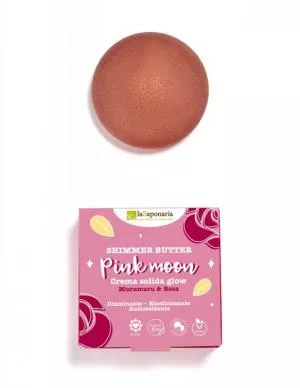 laSaponaria Rozjasňujúce tuhé telové maslo Pink Moon (80 ml)