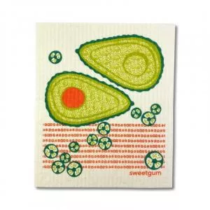 More Joy Univerzálna umývateľná tkanina - Avokádo - 100% kompostovateľná