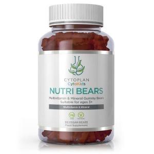 Nutri Bears - gumové medvedíky, multivitamín pre deti, jahoda 90ks