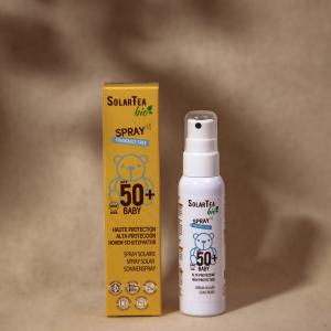 Opaľovací sprej pre deti SPF 50 (100 ml) bez parfumu