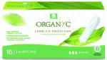 Organyc Super tampóny (16 ks) - 100% organická bavlna, 3 kvapky