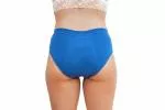 Pinke Welle Menštruačné nohavičky Bikini Blue - Medium Blue - htr. a ľahká menštruácia (S)