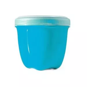 Preserve Dóza na občerstvenie (240 ml) - modrá - vyrobená zo 100 % recyklovaného plastu