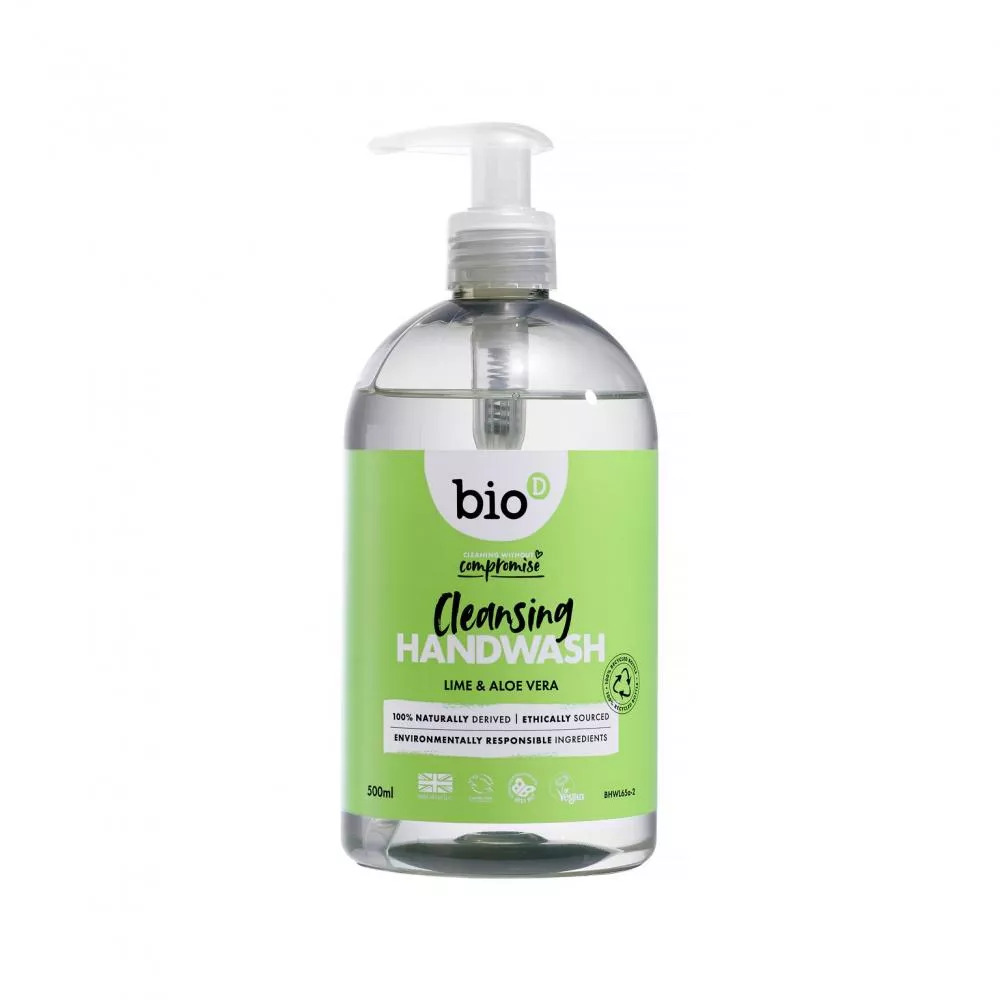 Bio-D Tekuté mydlo na ruky s aloe vera a limetkou (500 ml)