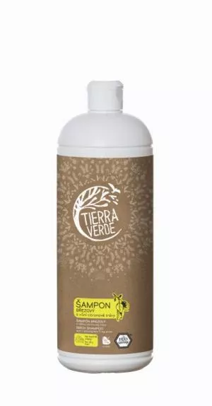 Tierra Verde Brezový šampón na suché vlasy s citrónovou trávou (1 l)