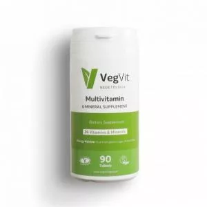 Vegetology VegVit - Multivitamín a minerály 90 tabliet