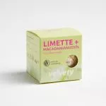 Velvety Bomba do kúpeľa s makadamiovým olejom - Limetka (50 g)