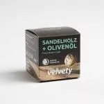 Velvety Bomba do kúpeľa s olivovým olejom - santalové drevo & Sage (50 g)