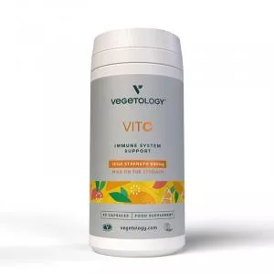 Vegetology Vitamín C 500 mg a bioflavonoidy na podporu imunity, 60 kapsúl