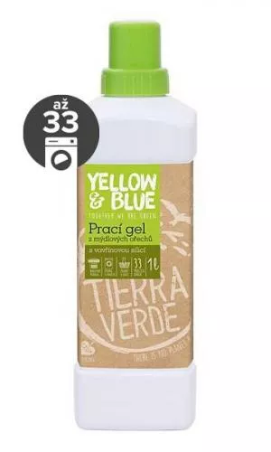 Tierra Verde Vavrínový prací gél (1 l) - z organických mydlových orechov