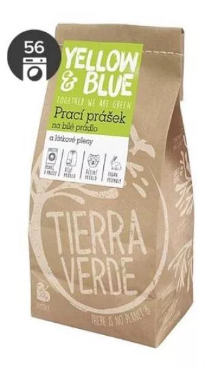 Tierra Verde Prací prášok na bielu bielizeň a látkové plienky - INNOVATION (papierové vrecko 850 g)