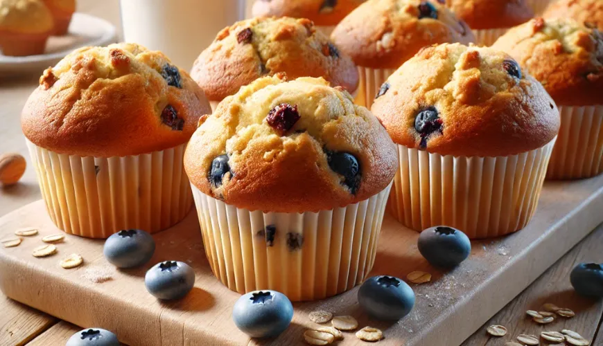 Najlepšie muffiny pre deti do škôlky s ovocím a tvarohom